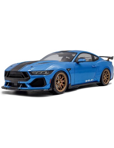 Solido 1813802. Coche de colección Shelby Mustang Super Snake Azul. Escala 1/18