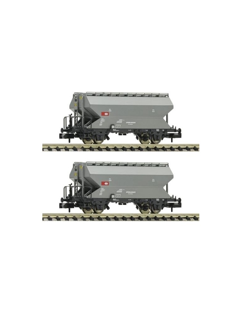 Fleischmann 831313. Set de 2 Vagones silo de cereales SBB, época VI. Escala N
