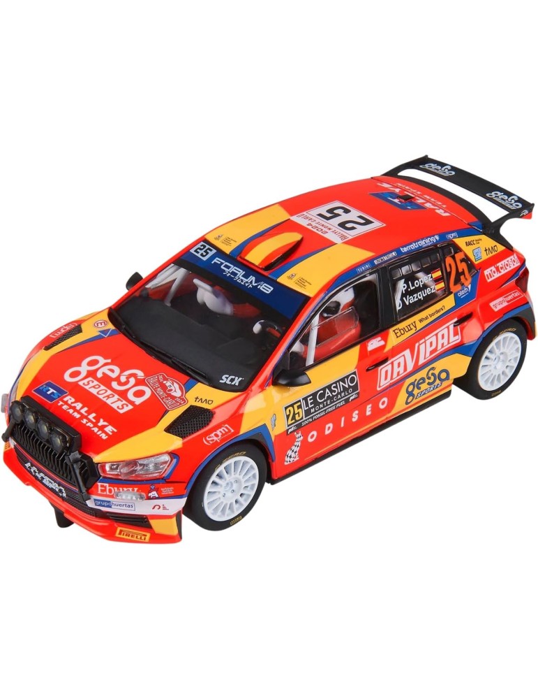 SCX E10566. Coche SCX Advance Skoda Fabia WRC2 - Pepe López. Escala 1/32
