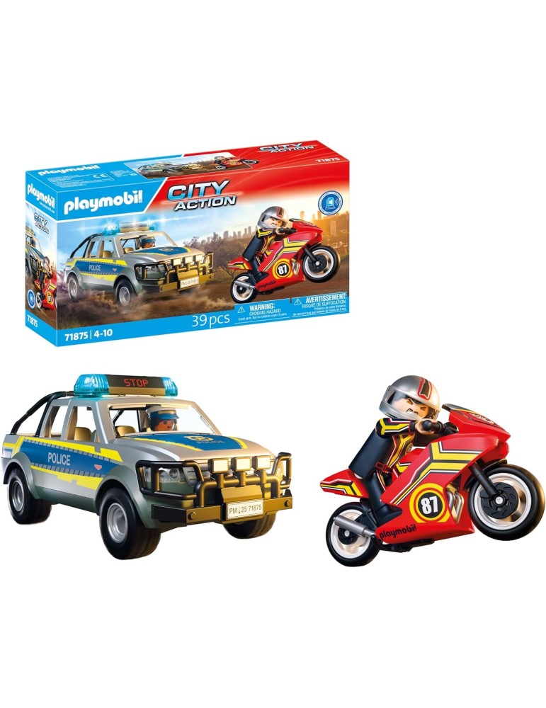 Playmobil City Action 71875. Persecución con camioneta policial. A partir de 4 años