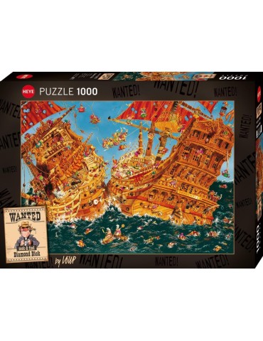 Heye 30053. Puzzle de 1000 Piezas de Diamond Dick. 70x50cm