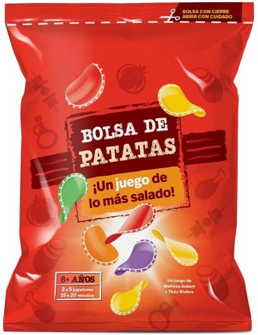 Mixlore MIXBOC01ES. Juego de cartas Bolsa de Patatas. 2-5 jug +8 años
