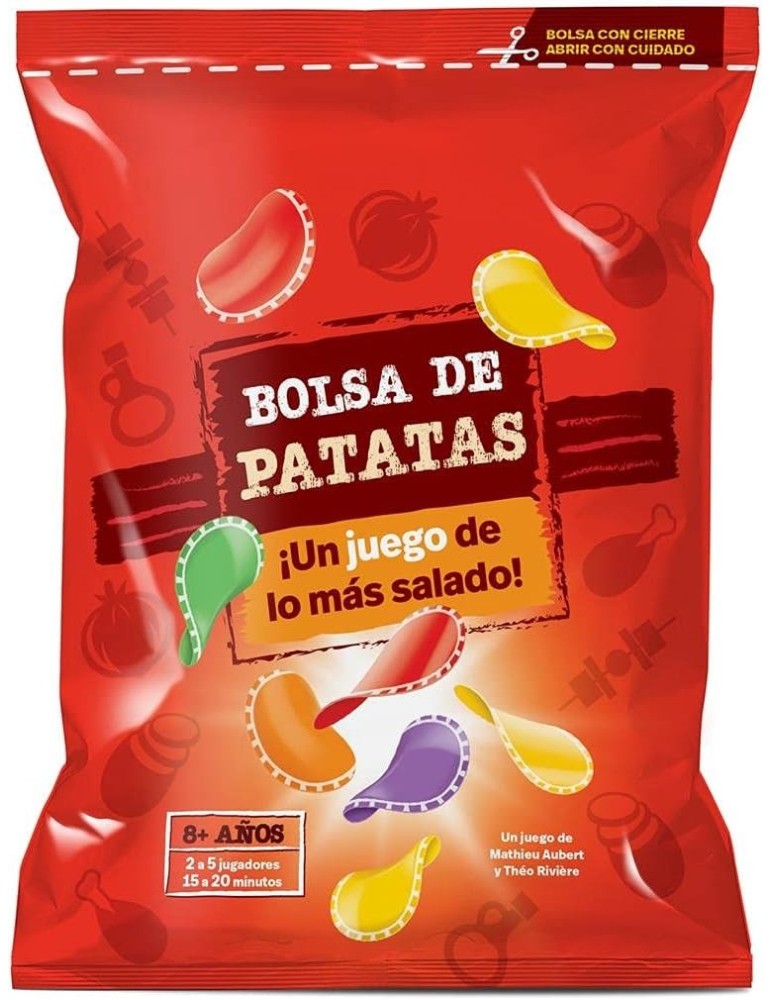 Mixlore MIXBOC01ES. Juego de cartas Bolsa de Patatas. 2-5 jug +8 años