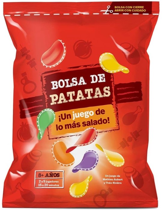 Mixlore MIXBOC01ES. Juego de cartas Bolsa de Patatas. 2-5 jug +8 años