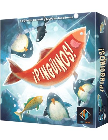 Next Move Games NMG60120ES. Juego de tablero ¡Pingüinos!. 2-4 jug +8 años
