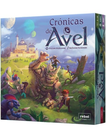 Rebel PIKES01. Juego de tablero Crónicas de Avel. 1-4 jug +8 años