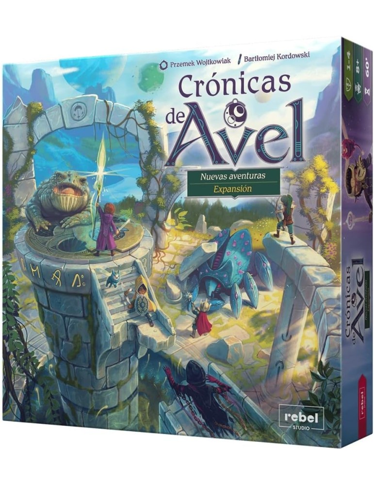 Rebel REAVE05ES. Juego de tablero Crónicas de Avel: Nuevas aventuras. 1-4 jug +8 años