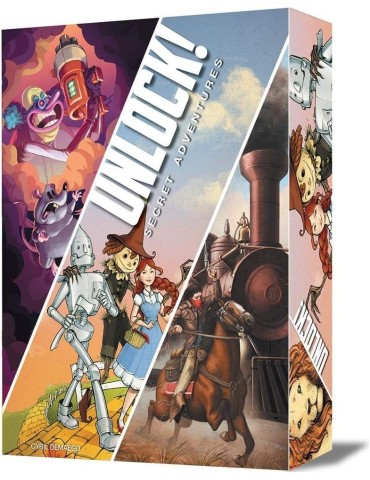 Space Cowboys SCUNL03ES. Juego de Cartas Unlock! Secret Adventures. 2-6 jug +10 años