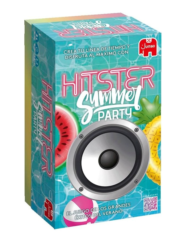 Jumbo 1120100355. Juego de tablero Hitster Summer Party. 2-10 jug +16 años