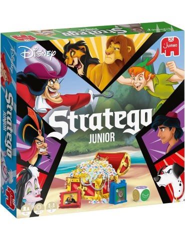 Jumbo 19803. Juego de tablero Stratego Junior Disney. 2 jug +4 años