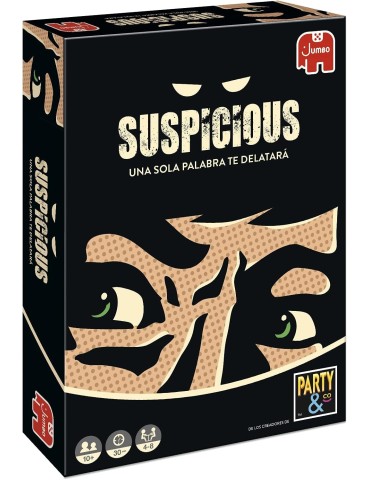 Jumbo 19828. Juego de tablero Suspicious. 4-8 jug +10 años