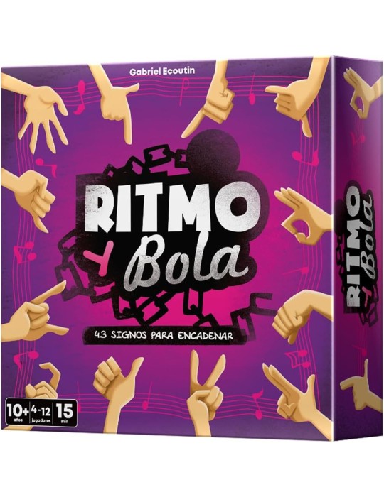 Cocktail Games CGRI0001ES. Juego de tablero Ritmo y Bola. 4-12 jug +8 años