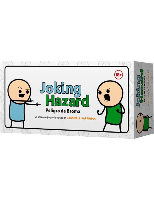 Explosm EXMJH01ES. Juego de tablero Peligro de broma. 3-10 jug +18 años