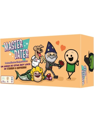 Explosm EXMMD01ES. Juego de tablero Master Dater. 3-6 jug +14 años