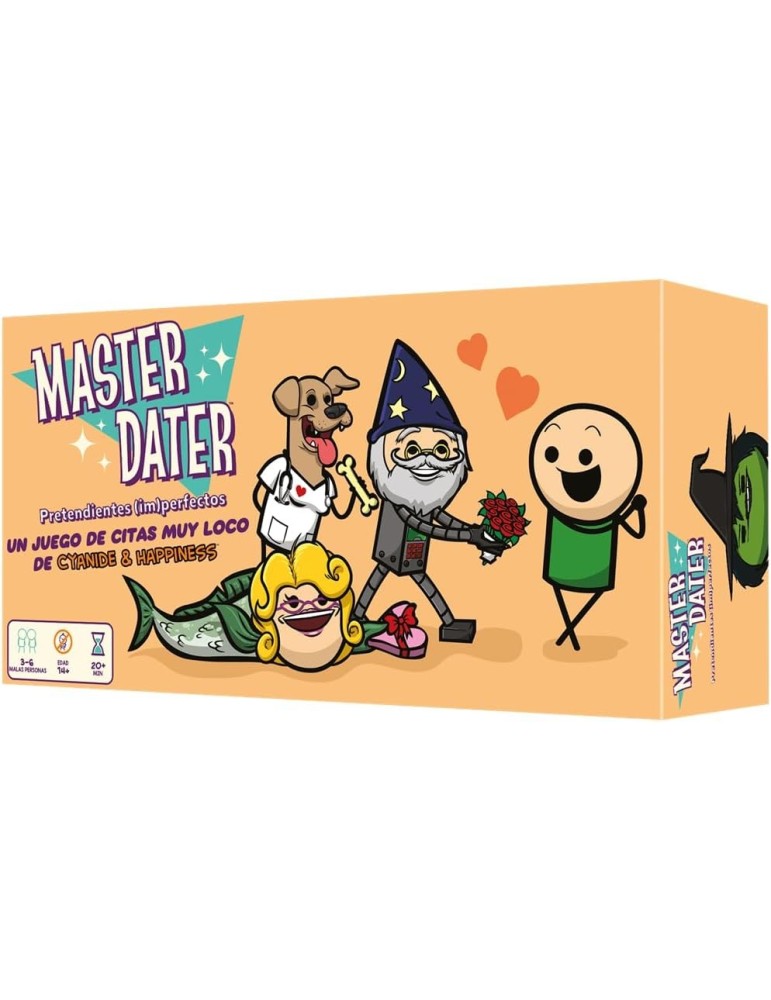 Explosm EXMMD01ES. Juego de tablero Master Dater. 3-6 jug +14 años