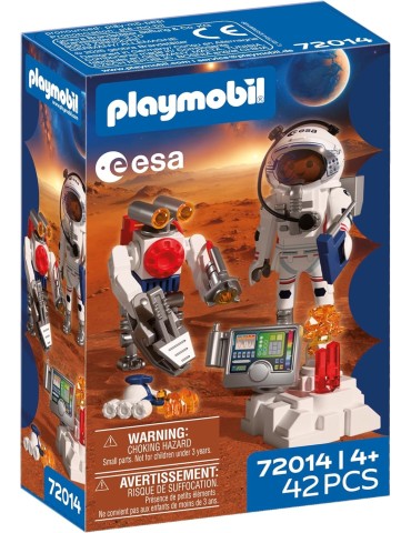 Playmobil Space Esa 72014. Mujer astronauta. A partir de 4 años