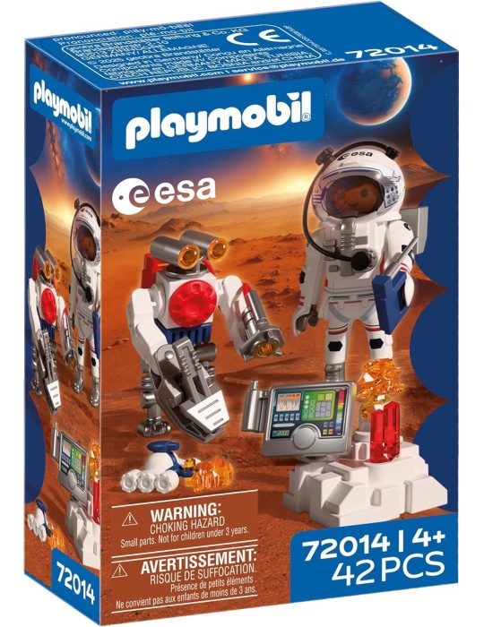 Playmobil Space Esa 72014. Mujer astronauta. A partir de 4 años