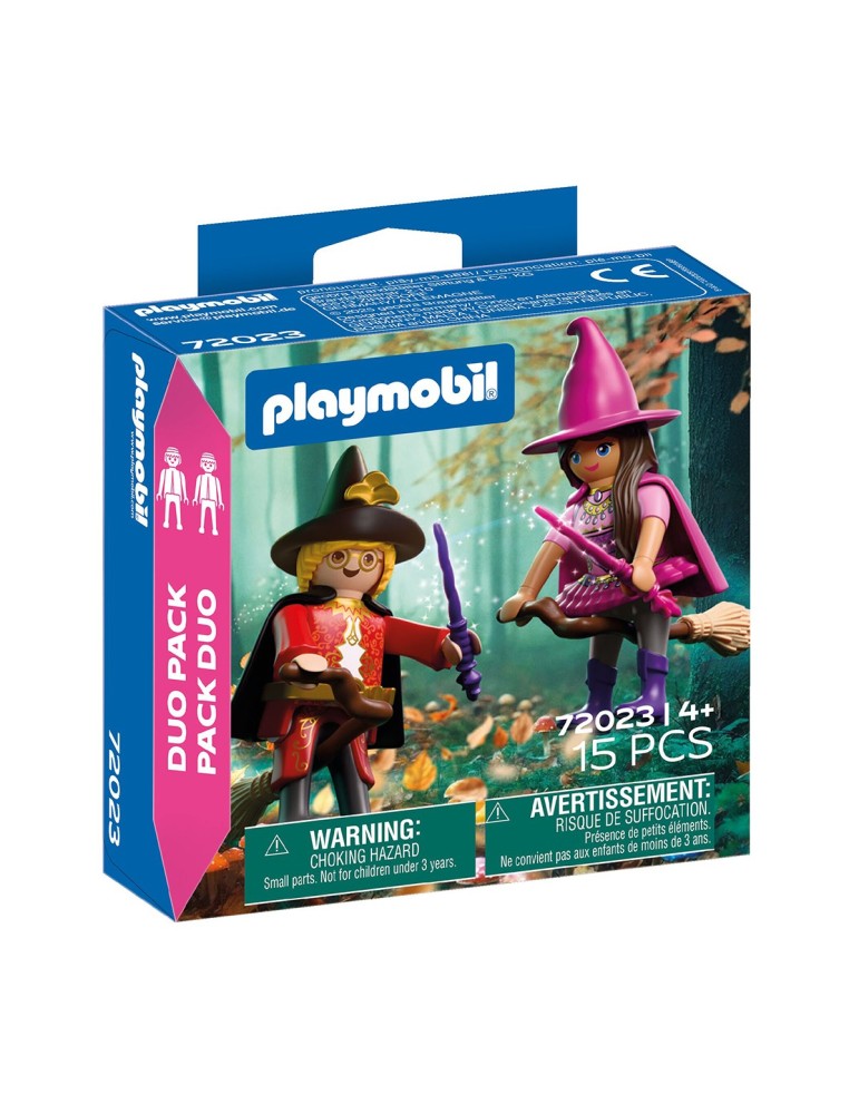 Playmobil Duo Pack 72023. Bruja y mago. A partir de 4 años