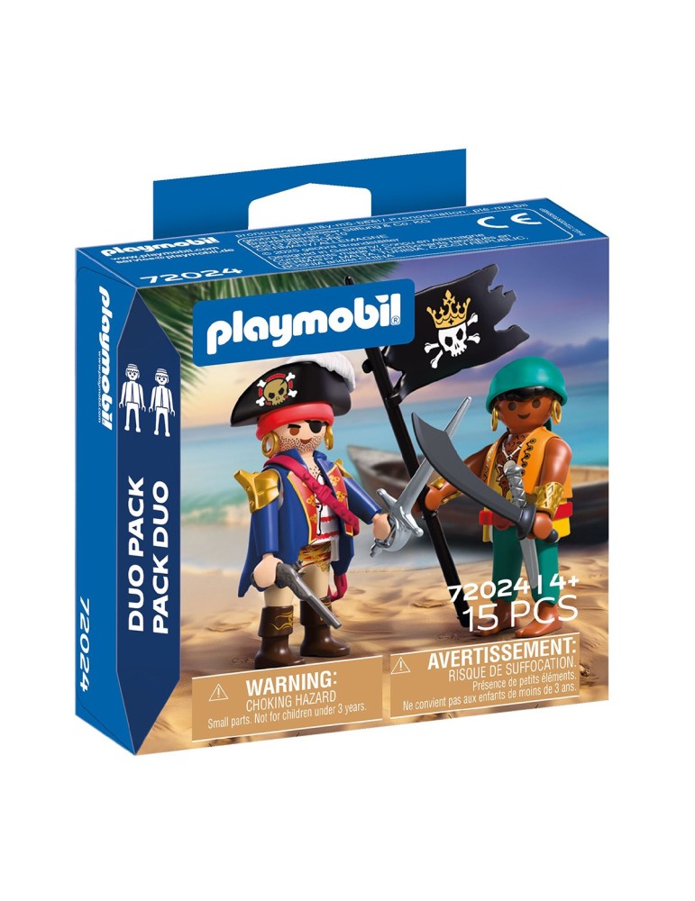 Playmobil Duo Pack 72024. Piratas. A partir de 4 años