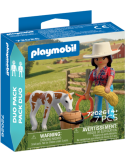 Playmobil Duo Pack 72026. Jinete con caballo. A partir de 4 años