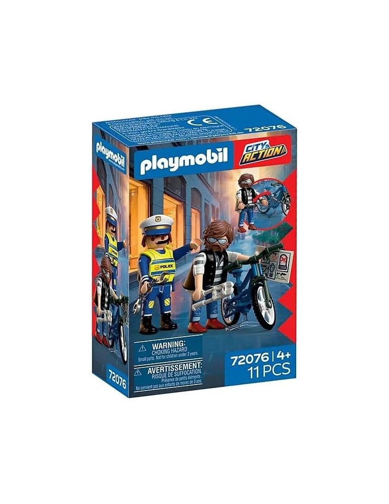 Playmobil City Action 72076. Robo de bicicleta. A partir de 4 años