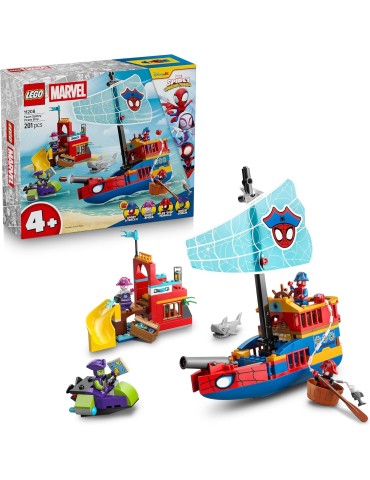 Lego Marvel 11208. Barco Pirata del Equipo Spidey. Más de 4 años. 201 piezas