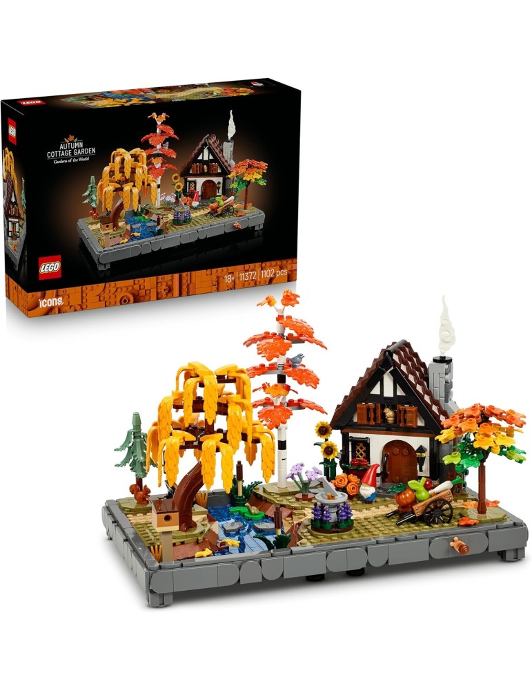 Lego Icons 11372. Jardín Rural Otoñal. Más de 18 años. 1102 piezas