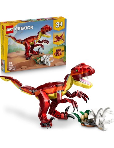 Lego Creator 3 en 1 31379. Feroz Dinosaurio. Más de 8 años. 283 piezas