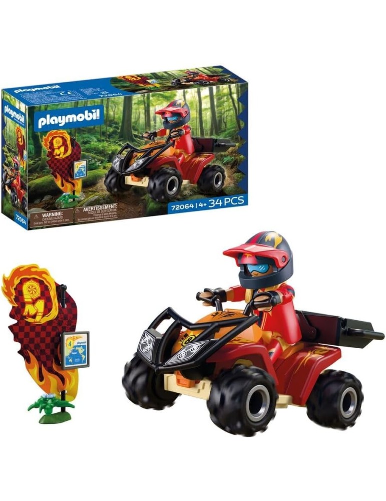 Playmobil 72064. Quad todoterreno. A partir de 4 años