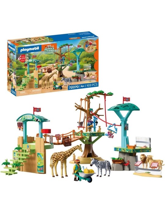 Playmobil Animals & Friends 72070. Zoo: Parque de aventuras. A partir de 4 años