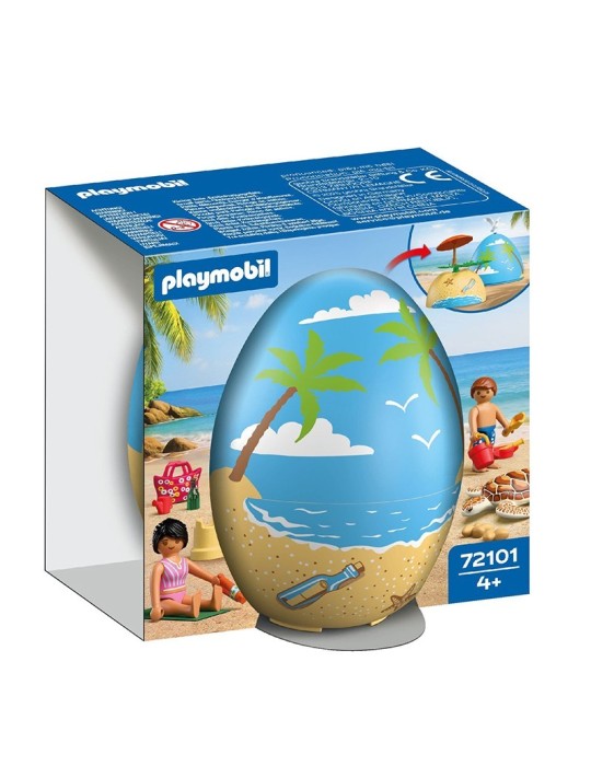 Playmobil 72101. Play Egg: Vacaciones en la playa. A partir de 4 años