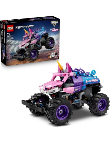 Lego Technic 42220.Monster Jam™ Sparkle Smash™ con Motor de Carga Manual. Más de 7 años. 243 piezas