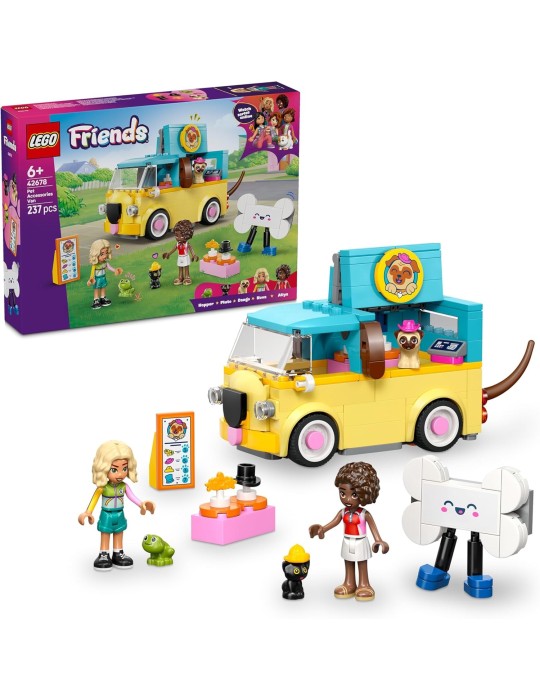 Lego Friends 42678. Furgoneta de Accesorios Caninos. Más de 6 años. 237 piezas.