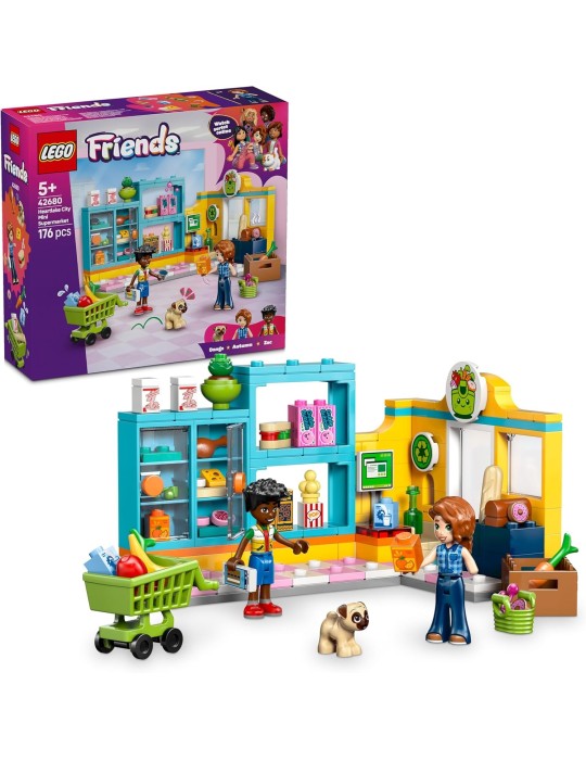 Lego Friends 42680. Minisúper de Heartlake City. Más de 5 años. 176 piezas.
