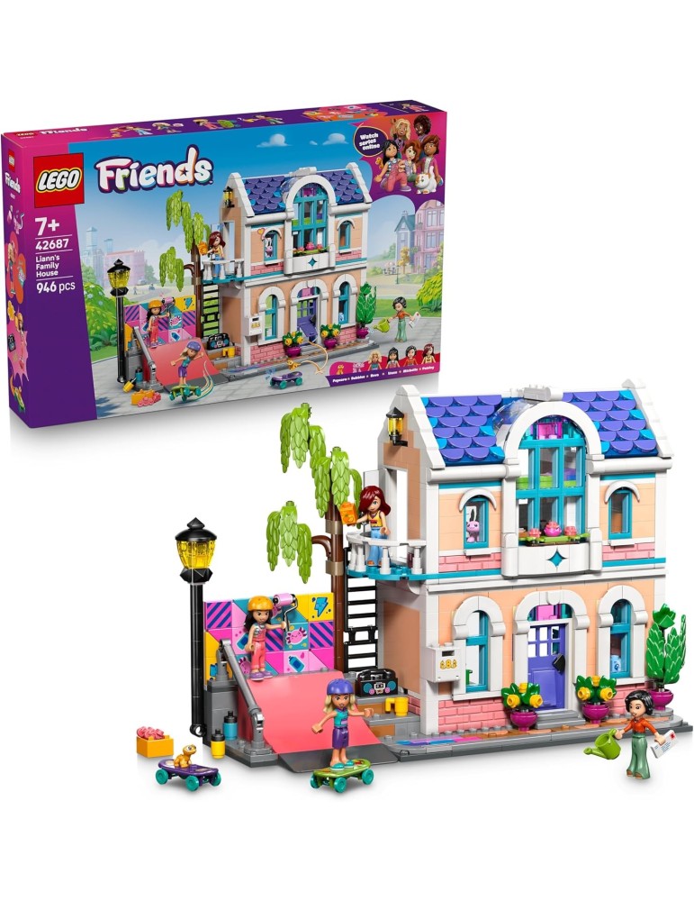 Lego Friends 42687. Casa Familiar de Liann. Más de 7 años. 946 piezas.