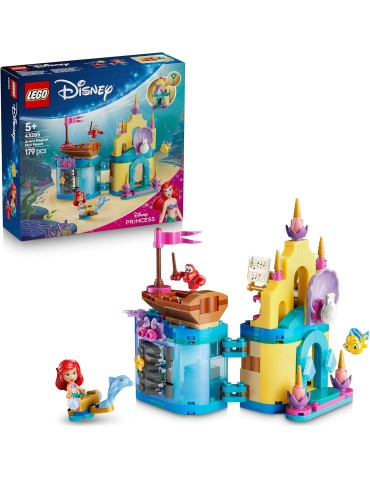 Lego Disney 43285. Mini Palacio Mágico de Ariel. Más de 5 años. 179 piezas.