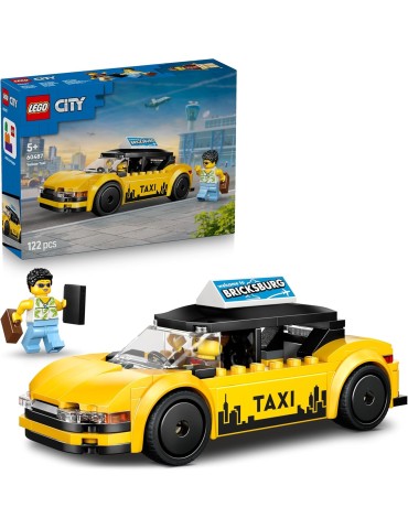 Lego City 60487. Taxi Amarillo. Más de 5 años. 122 piezas.