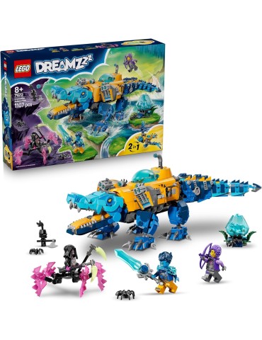 Lego DREAMZzz 71512. Submarino Cocodrilo. Más de 8 años. 1107 piezas