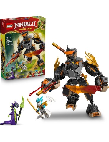 Lego Ninjago 71854. Meca de Misión de Cole y Zane Dragón. Más de 7 años. 364 piezas.