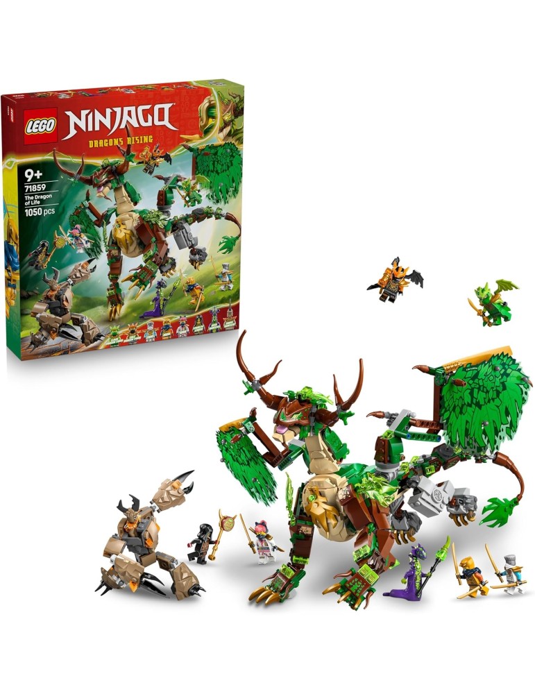 Lego Ninjago 71859. Dragón de la Vida. Más de 9 años. 1050 piezas.