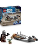 Lego Star Wars 75436. Moto Speeder del Mandaloriano y Grogu. Más de 6 años. 58 piezas.