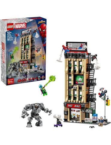 Lego Marvel 76342. Spider-Man vs. Mysterio: El Daily Bugle. Más de 10 años. 781 piezas.