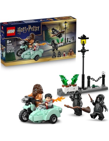 Lego Harry Potter 76459. Hagrid y Harry: Huida de Privet Drive. Más de 8 años. 124 piezas.