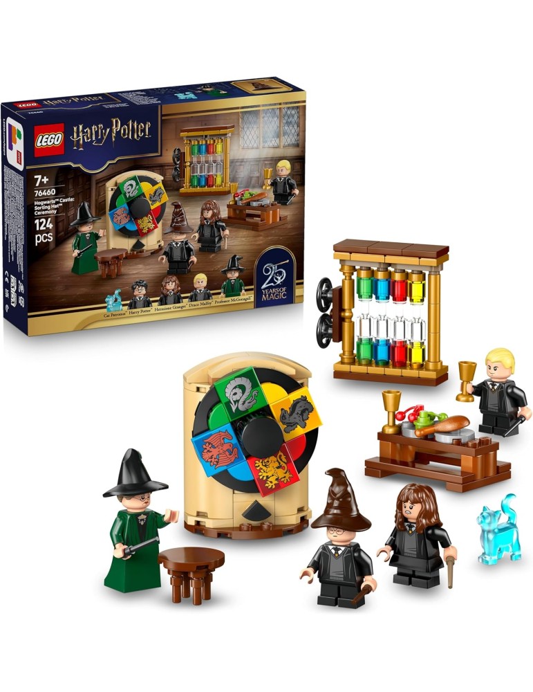Lego Harry Potter 76460. Castillo de Hogwarts: Ceremonia del Sombrero Seleccionador. Más de 7 años. 124 piezas.
