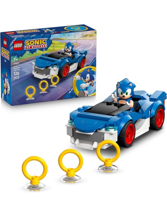 Lego Sonic the Hedgehog 77117. Sonic: Speedster Lightning. Más de 7 años. 126 piezas.