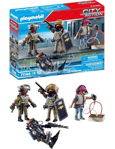 Playmobil City Action 71146. Fuerzas Especiales - Set Figuras. A partir de 5 años