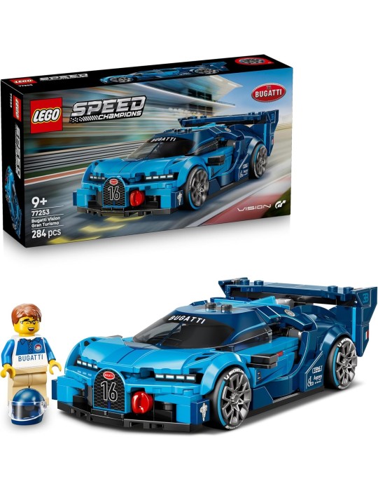 Lego Speed Champions 77253. Coche Hiperdeportivo Bugatti Vision GT. Más de 9 años. 284 piezas.
