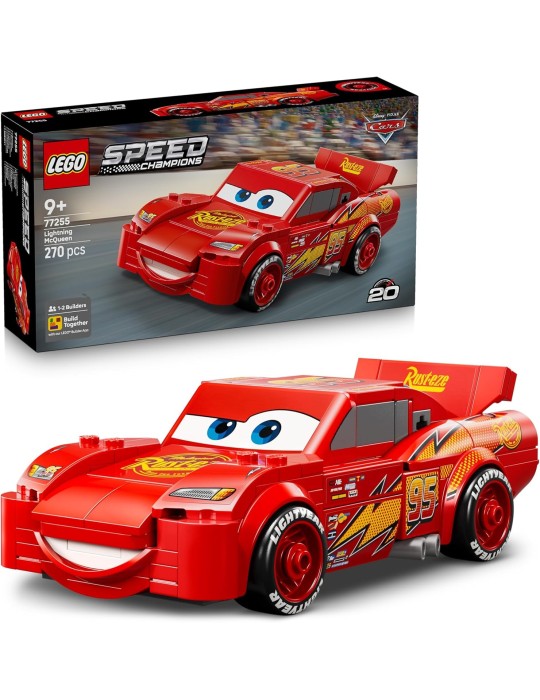 Lego Speed Champions 77255. Rayo McQueen de Disney. Más de 9 años. 270 piezas.