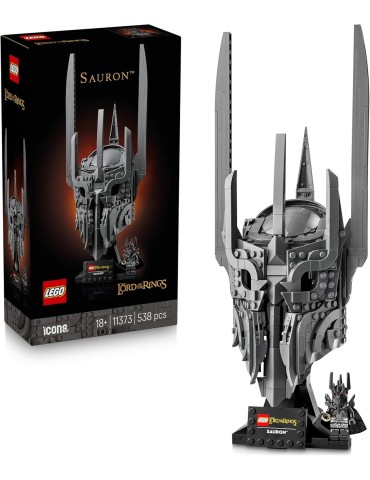 Lego Icons 11373. El Señor de los Anillos: Casco de Sauron. Más de 18 años. 538 piezas.