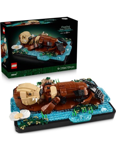 Lego Ideas 21366. Nutrias Marinas a Flote. Más de 18 años. 1234 piezas.